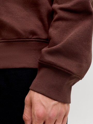 Sweat-shirt 'JJEACE' JACK & JONES en marron