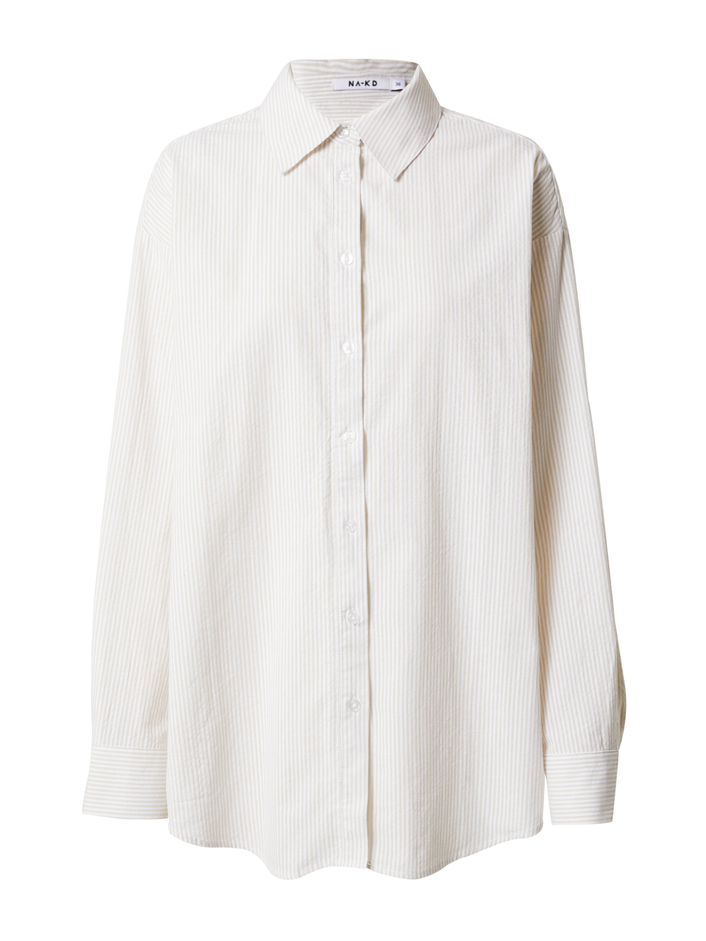 NA-KD Bluse in Beige: Vorderseite