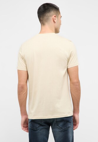 MUSTANG T-Shirt 'Austin ' in Beige