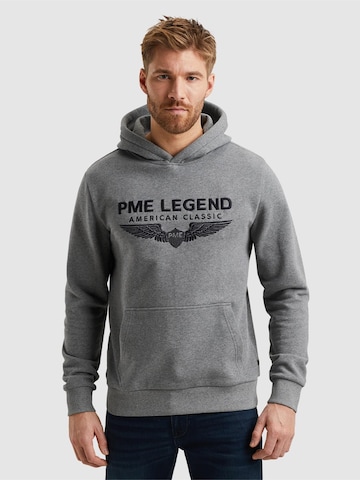 Sweat-shirt 'PME LEGEND - Hoodie with logo' PME Legend en gris : devant