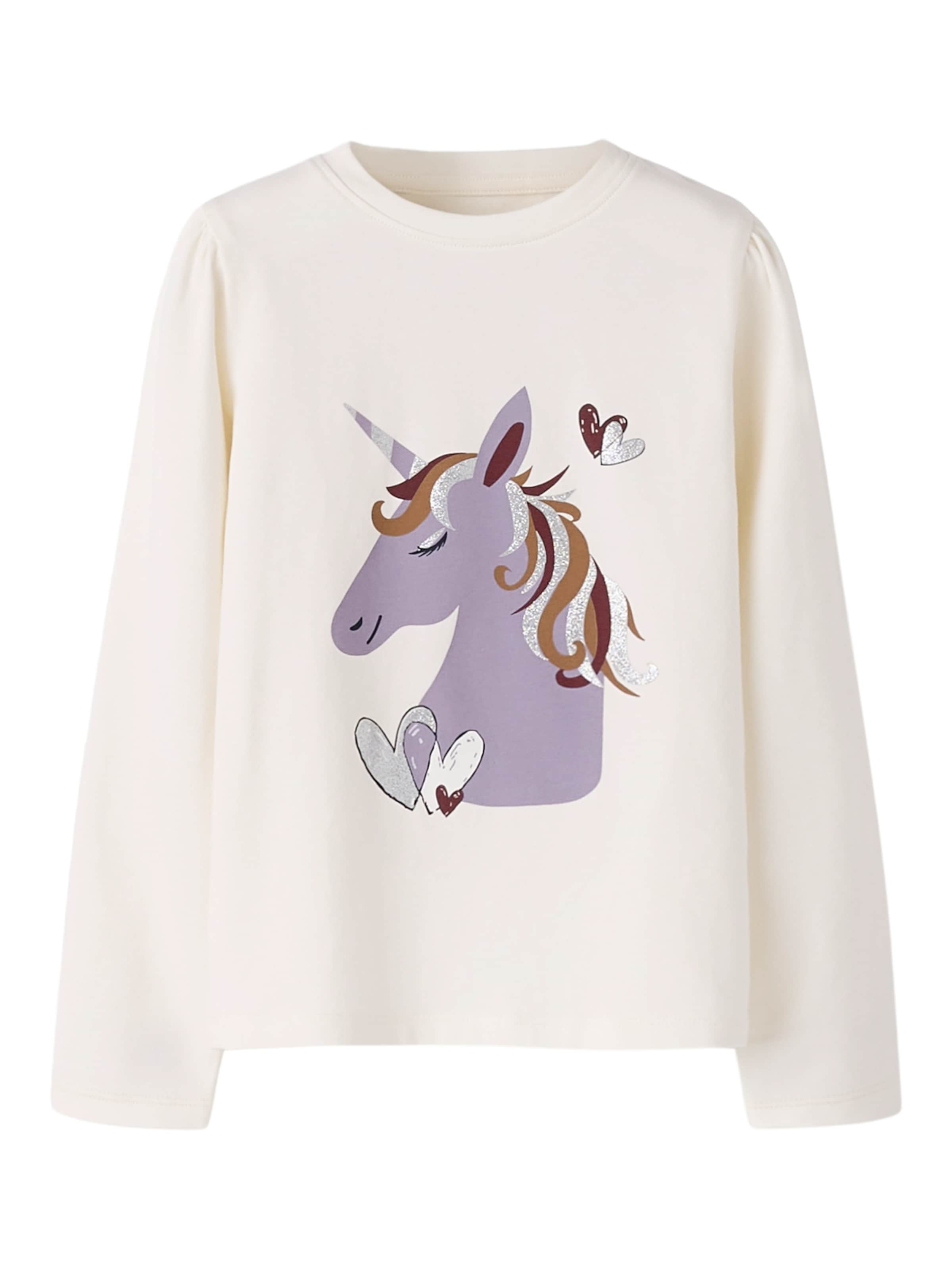 NAME IT Μπλουζάκι 'NMFTEARTA' σε λευκό: μπροστά