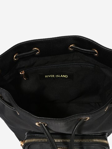 Poche ventrale River Island en noir