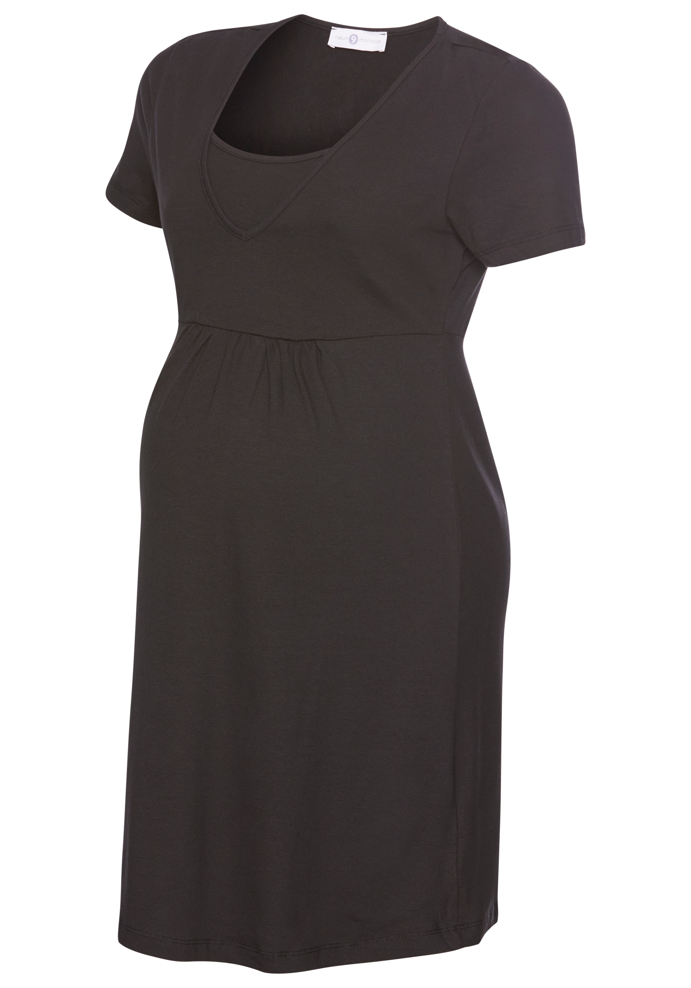 Neun Monate Kleid in Schwarz: Vorderseite