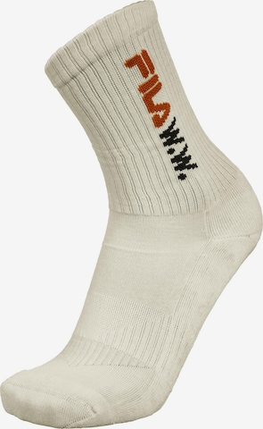 Chaussettes de sport 'X Wood Wood Dean' FILA en beige : devant