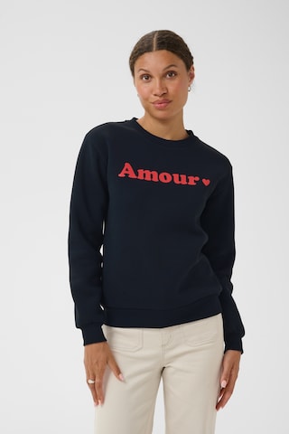 Kaffe Sweatshirt 'KAmila ' i blå: forside