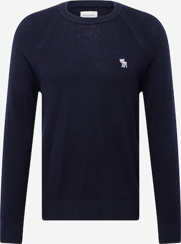 Abercrombie & Fitch Trui in Blauw: voorkant