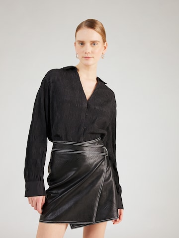 OBJECT Blouse 'STINA' in Black: front