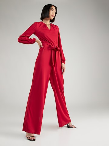 Tuta jumpsuit 'DELAHANE' di Lauren Ralph Lauren in rosso