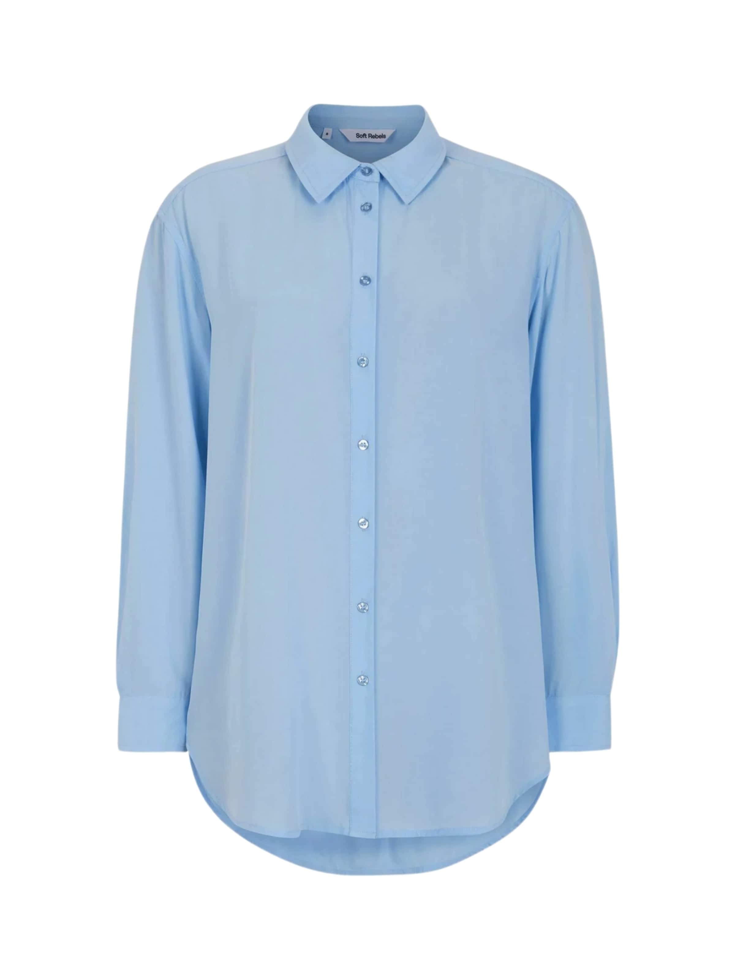 T-shirt ' SRFreedom ' Soft Rebels en bleu : devant