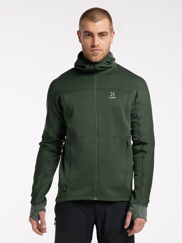 Haglöfs Athletic Fleece Jacket 'Betula' in Green: front