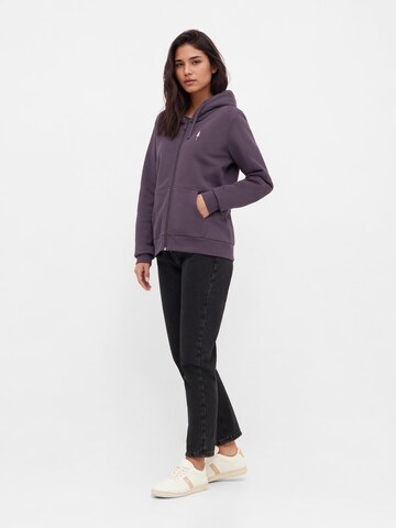 NIKIN Sweater 'TreeHoodie Zip Women' in Purple