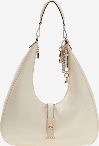 Borsa a spalla 'Brooke Hobo' di GUESS in beige: frontale