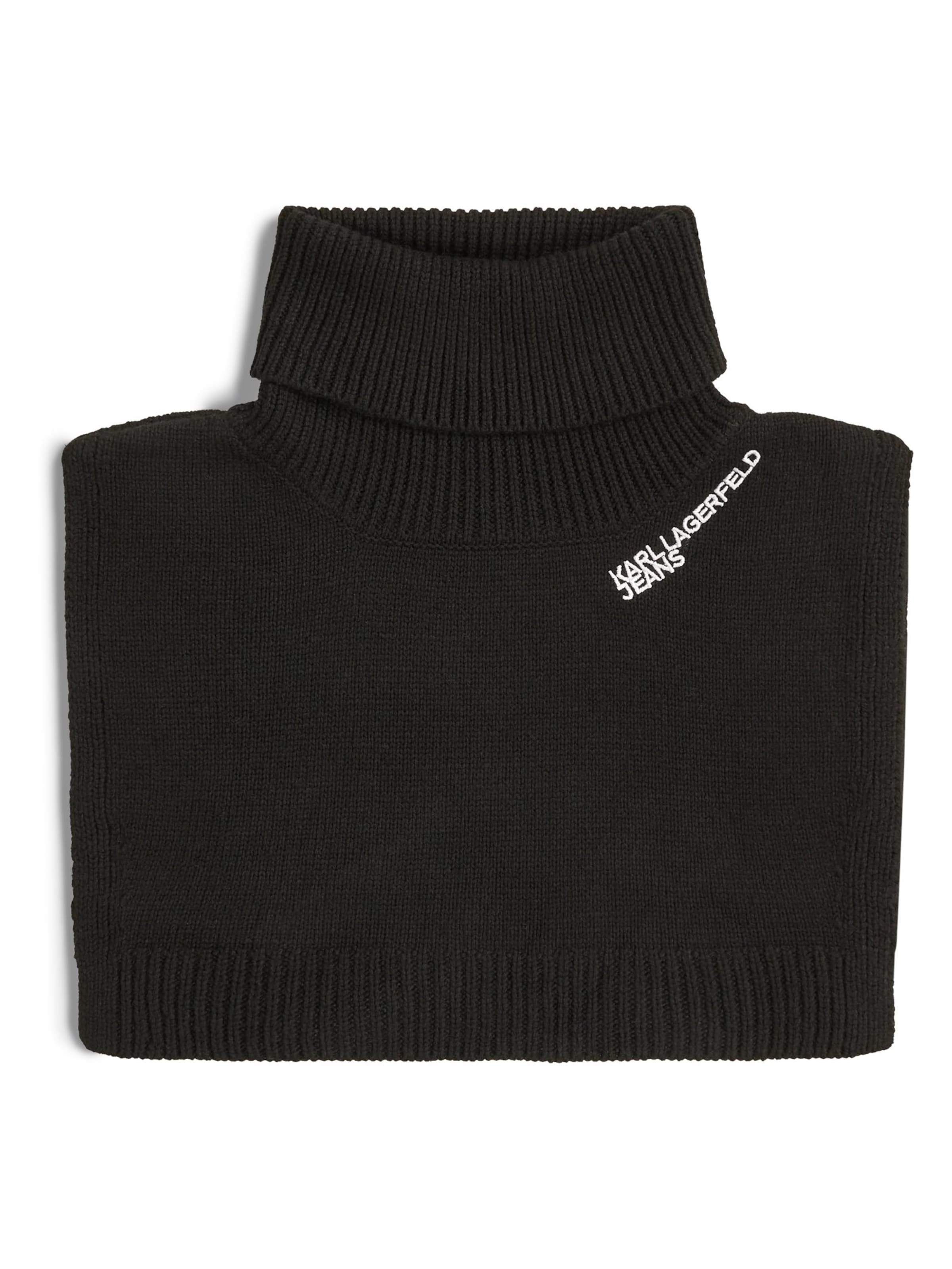 KARL LAGERFELD JEANS - Cachecóis em preto: frente
