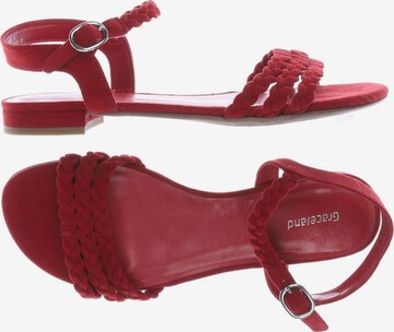 Graceland Sandals & High-Heeled Sandals in 38 in Red: front