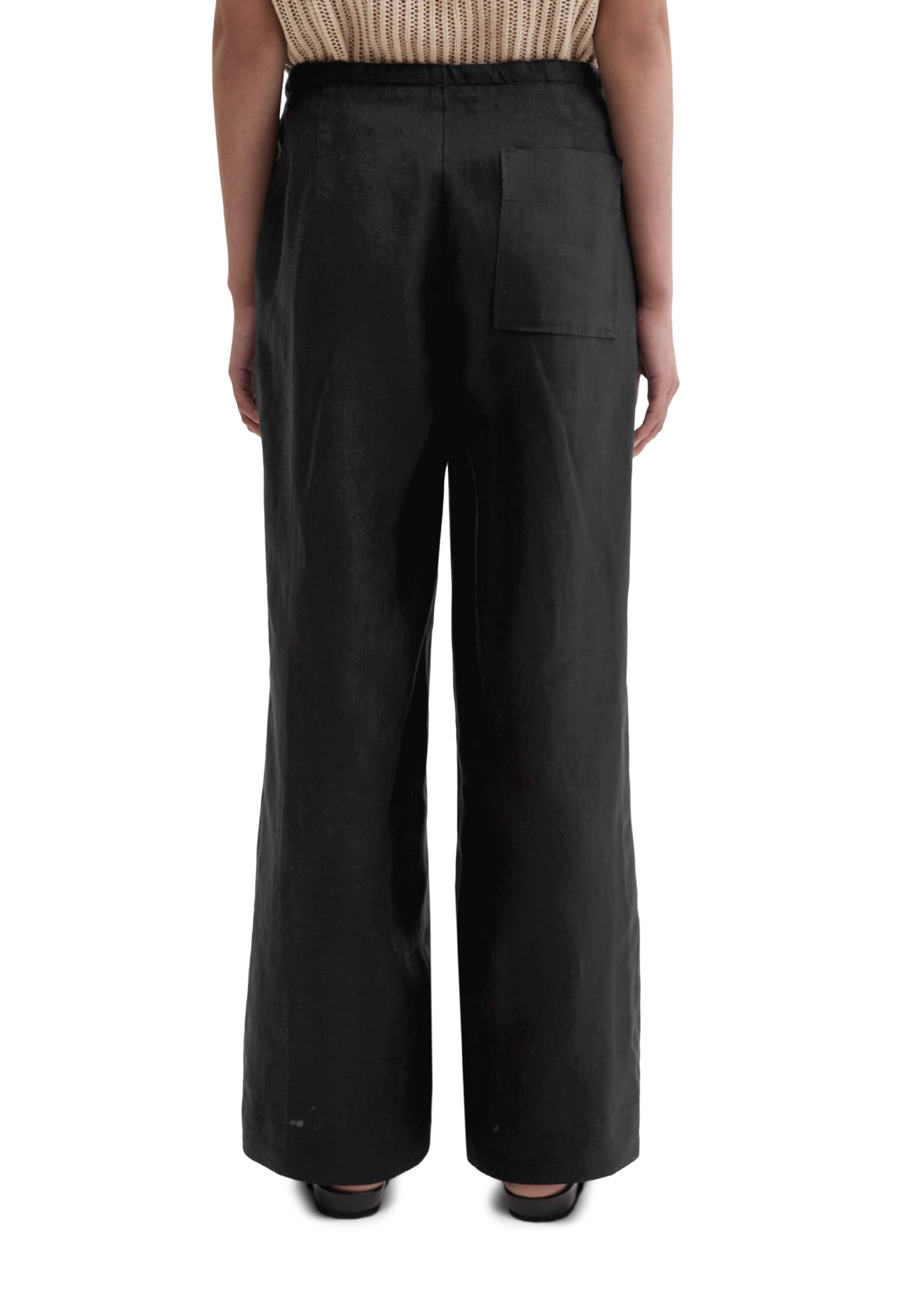 Marc O'Polo Loosefit Broek in Zwart