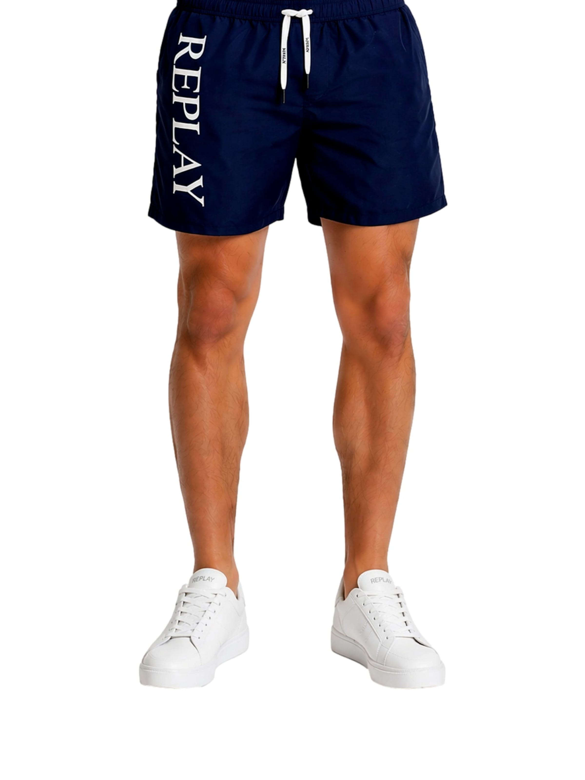 REPLAY Zwemshorts in Blauw