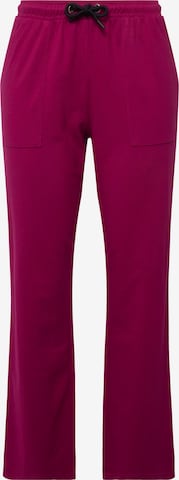 Ulla Popken Loose fit Pants in Red: front