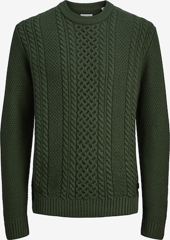 JACK & JONES Свитер 'JJPaul' в Зеленый: спереди