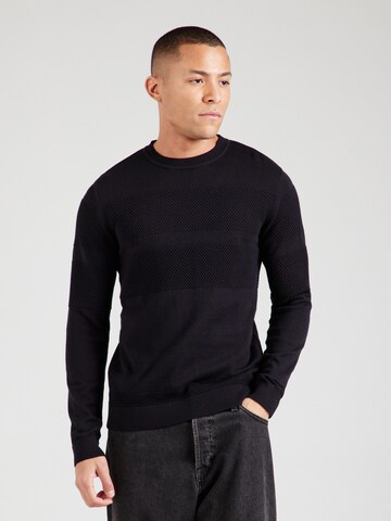 Pullover 'JPRBLUNOAH' di Jack & Jones Premium in nero: frontale