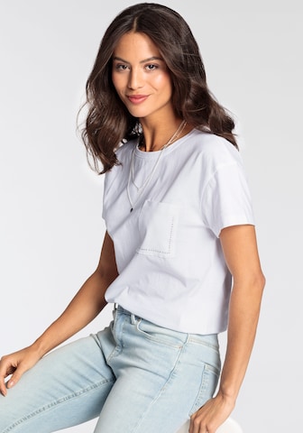 LAURA SCOTT T-Shirt in Weiß