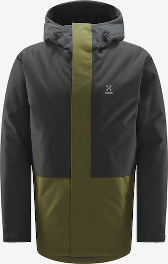 Haglöfs Outdoor jacket 'Salix Proof Mimic' in Dark grey / Olive, Item view