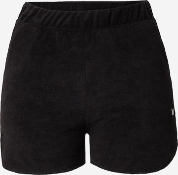 Regular Pantalon de sport Hurley en noir : devant