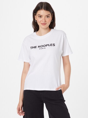 The Kooples T-Shirt in Weiß: predná strana