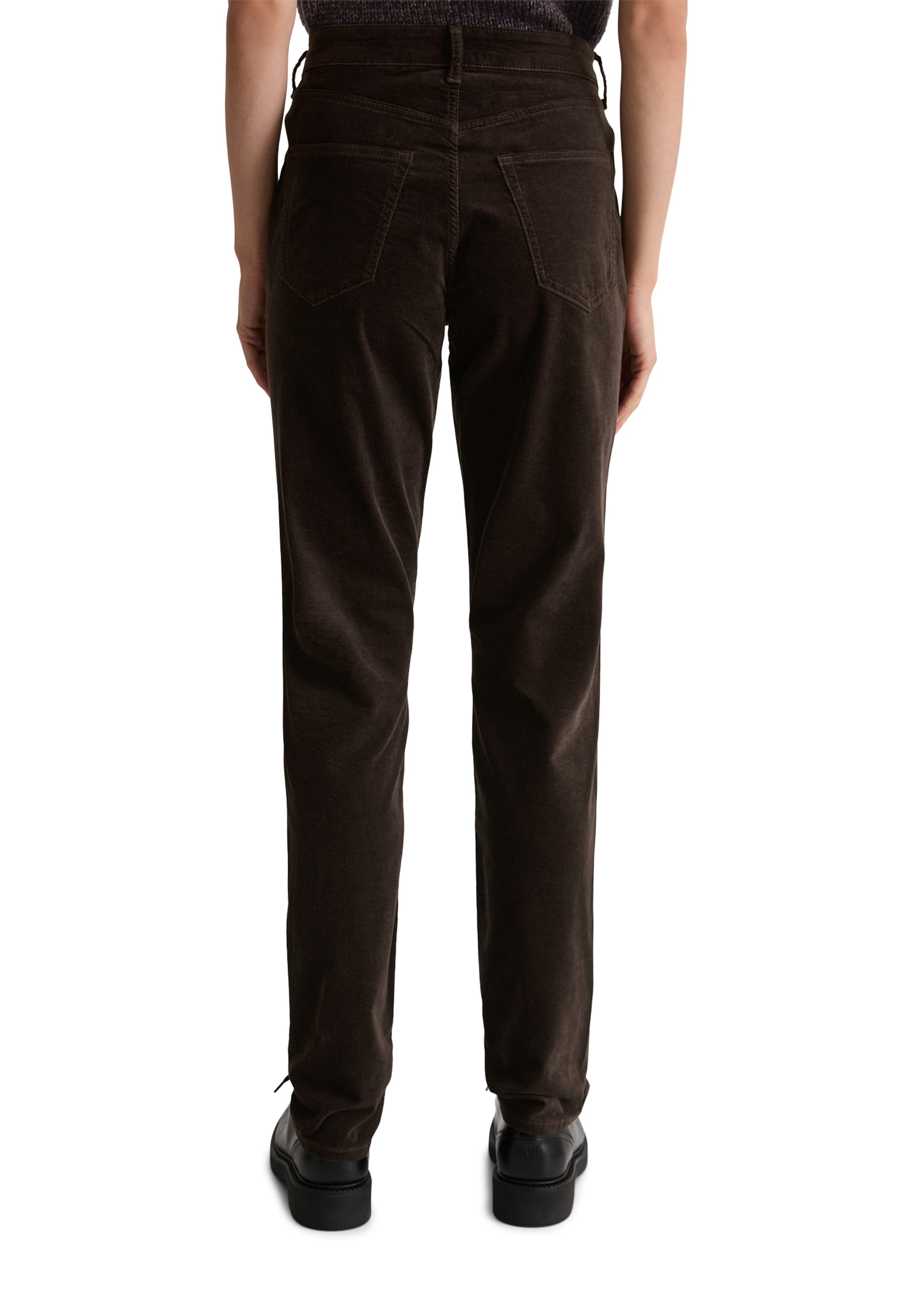 Marc O'Polo Slimfit Hose 'Alkea' in Braun