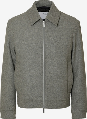 SELECTED Between-season jacket 'SLHPHILIP' in Grey: front