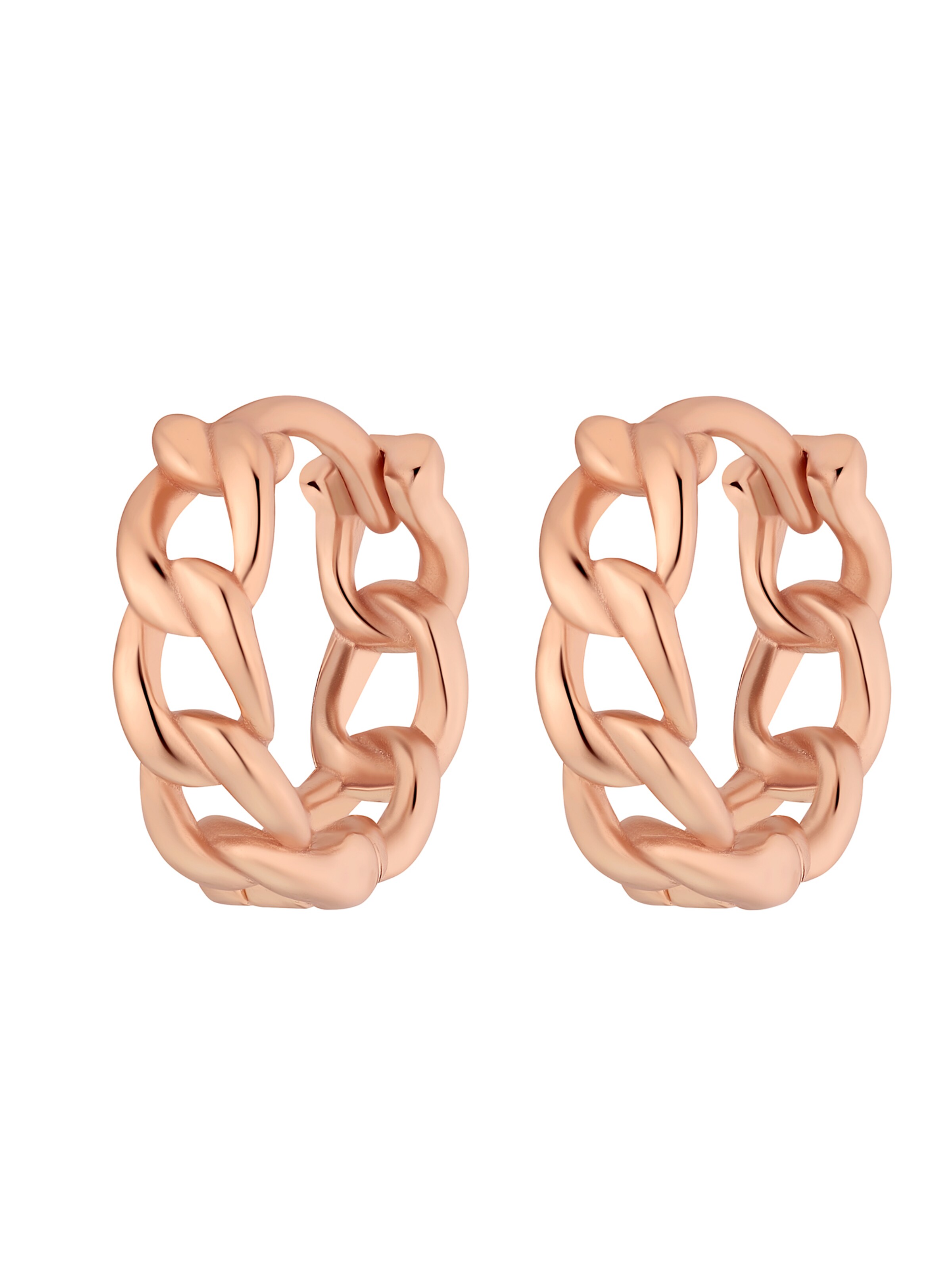 Boucles d'oreilles 'Smily' Heideman en or : devant