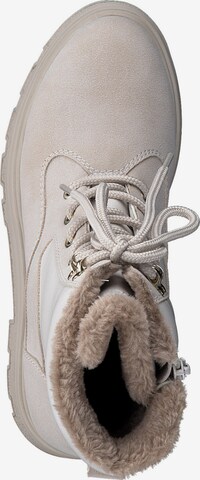 s.Oliver - Botines con cordones en beige