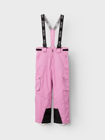 Regular Pantalon de sport 'Slope' NAME IT en violet
