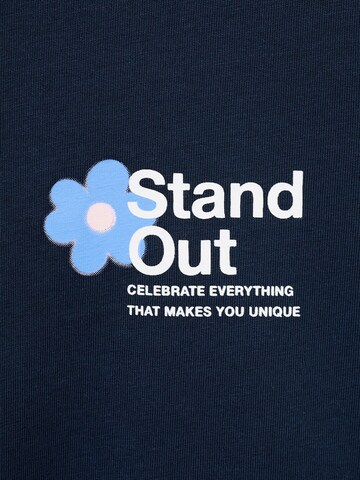 MANGO TEEN Shirt 'STAND OUT' in Blue