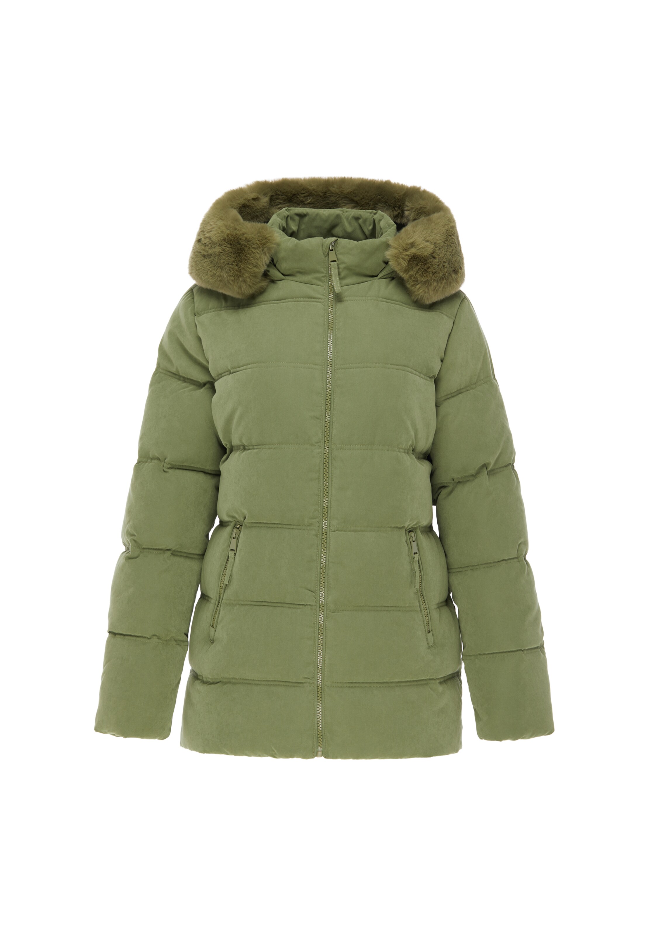 Usha Winter Jacket in S in Olive, Item view
