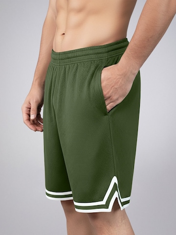 Boardshorts 'Pantoneclo Men’s Gym Shorts with Side Gasket' PANTONECLO en vert