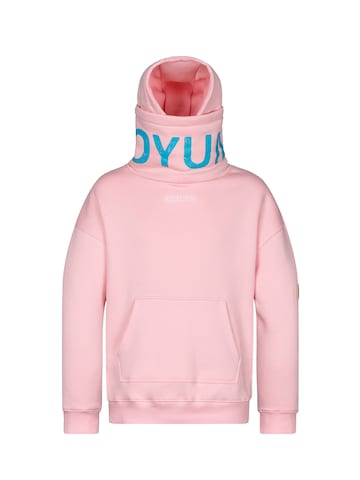 Koyumi Sweatshirt 'Break Your Neck' in Pink: front