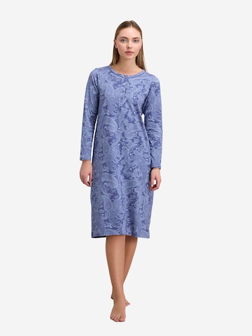 Goldenbay Nachthemd 'Clematis' in Blau: Vorderseite