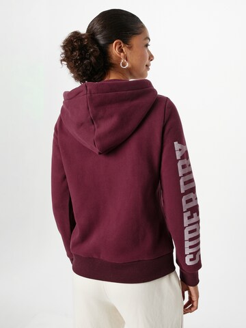 Superdry Zip-Up Hoodie in Purple