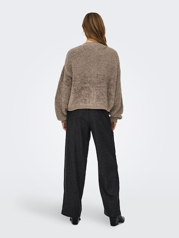 JDY Strickjacke in Grau