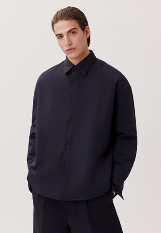 Studio Seidensticker Regular fit Button Up Shirt 'Studio' in Blue: front