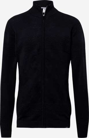 Jack's Knit Cardigan in Black: front