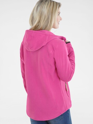 Navigazione Fleece jas in Roze