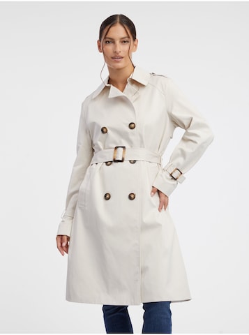 Orsay Between-Seasons Coat in Beige: front