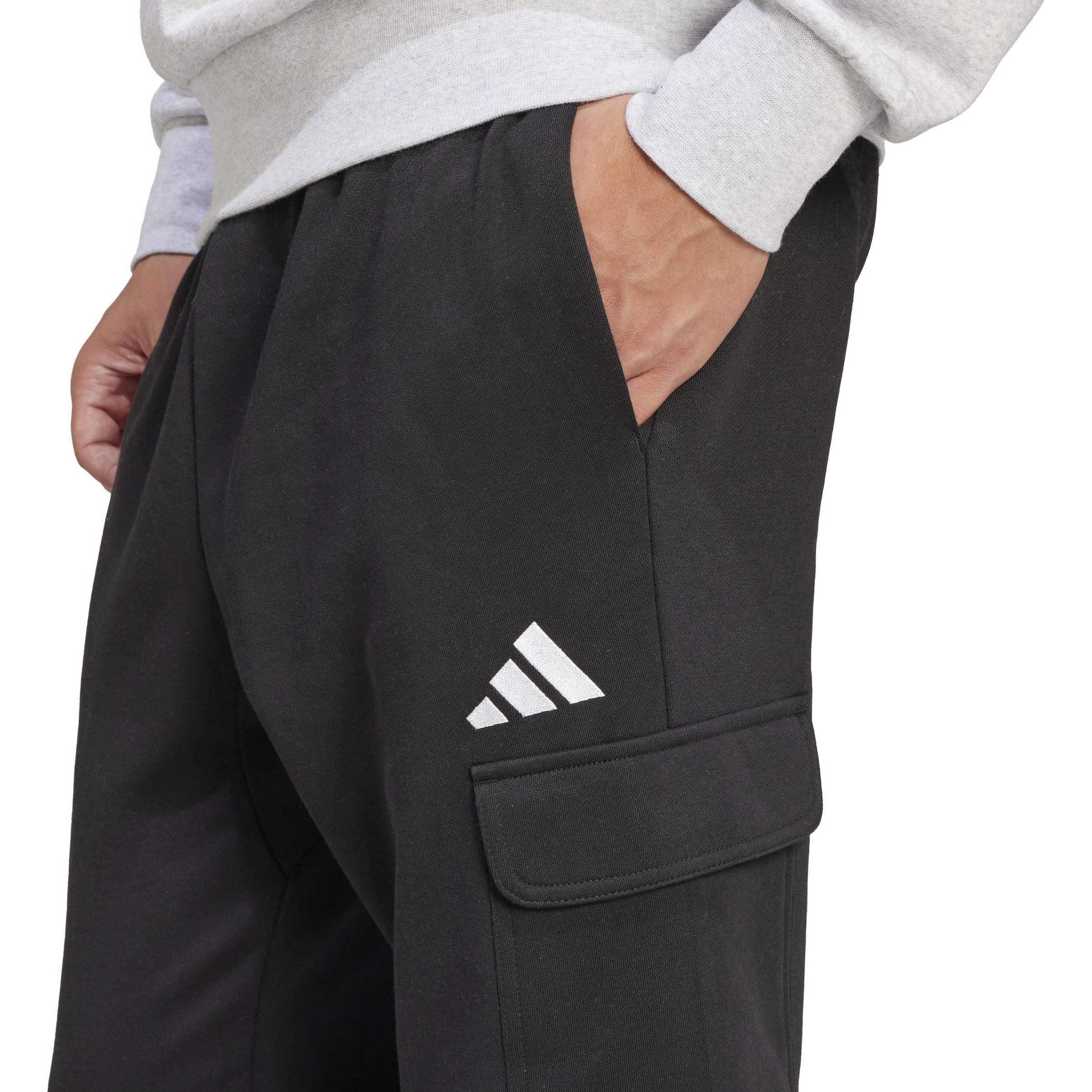 ADIDAS SPORTSWEAR Конический (Tapered) Спортивные штаны 'Feelcozy' в Черный