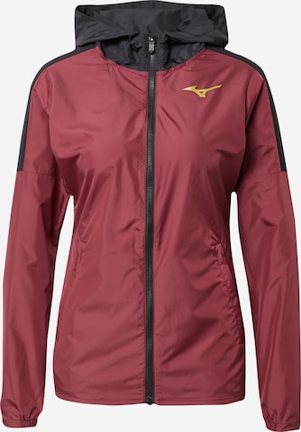 MIZUNO Athletic Jacket in Red: front