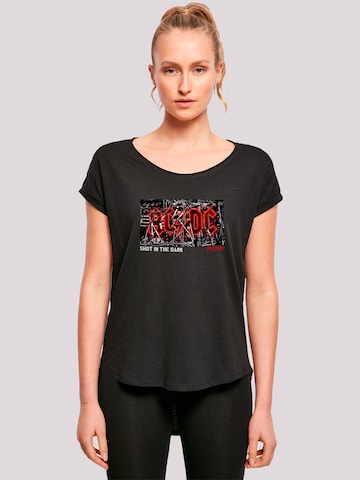 T-shirt 'ACDC' F4NT4STIC en noir : devant