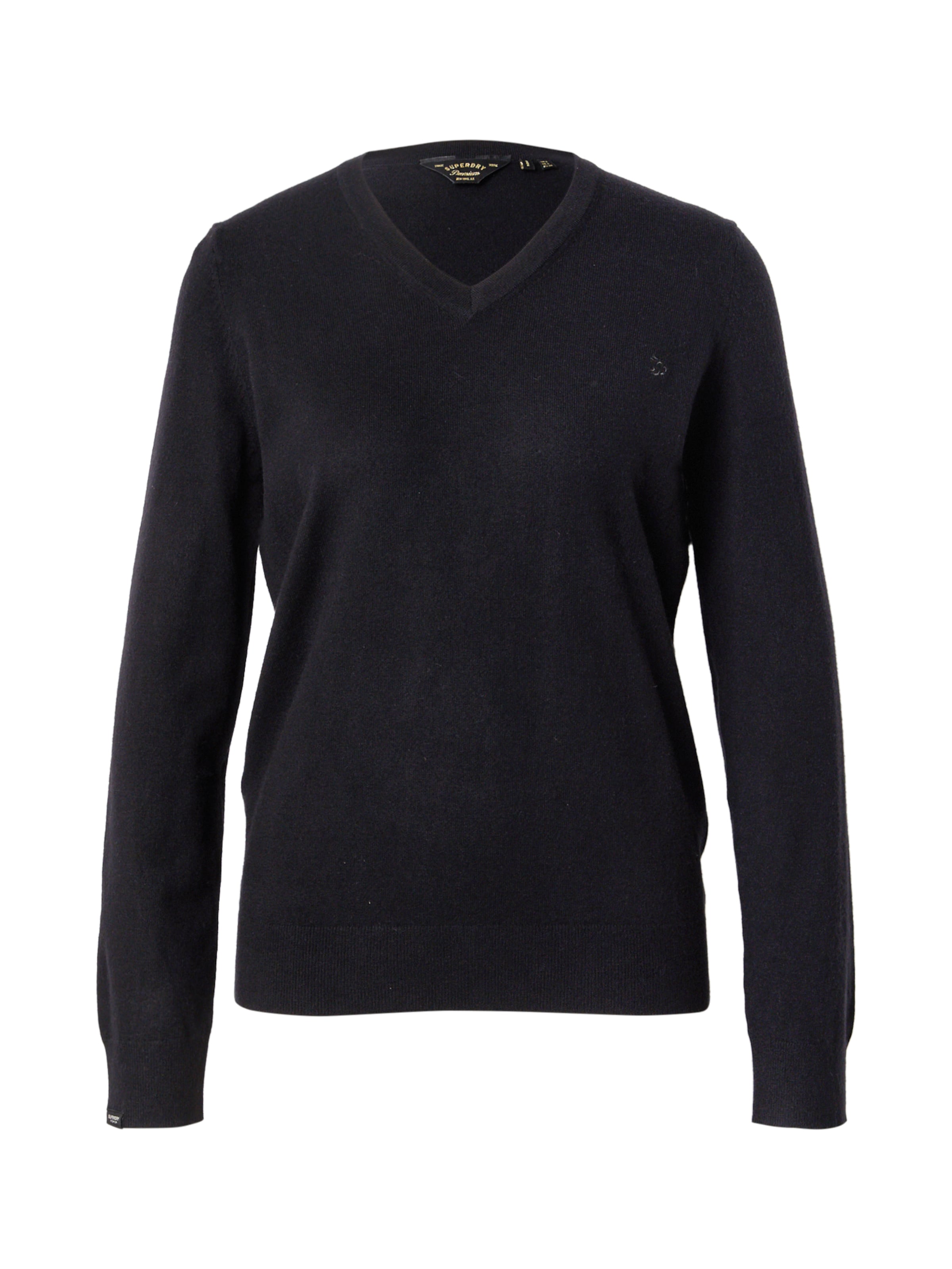 Superdry Trui in Zwart: voorkant