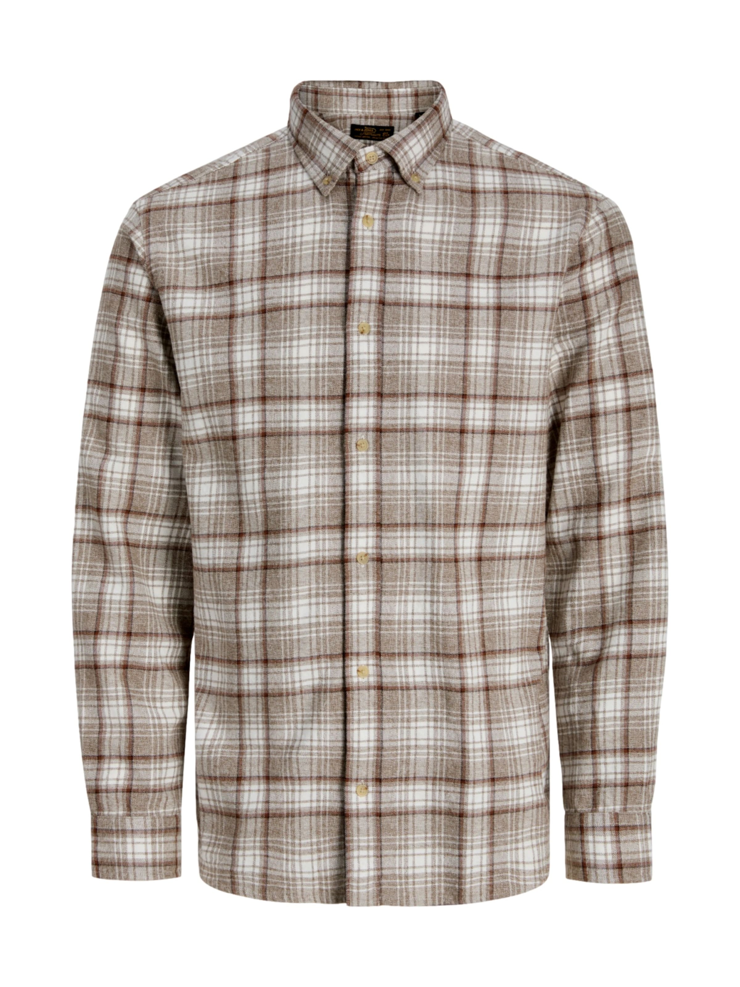 JACK & JONES - Ajuste regular Camisa 'JPRBLUHARVEY' en gris: frente