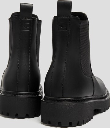 Pull&Bear Chelsea Boots in Black