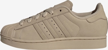 Baskets basses 'Superstar II' ADIDAS ORIGINALS en beige : devant